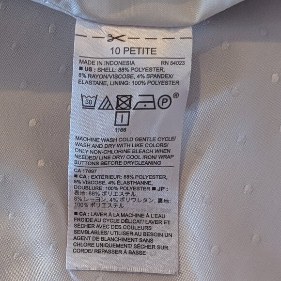 Banana Republic Lilac Spring Blazer Sz 10P - Picture 4 of 10